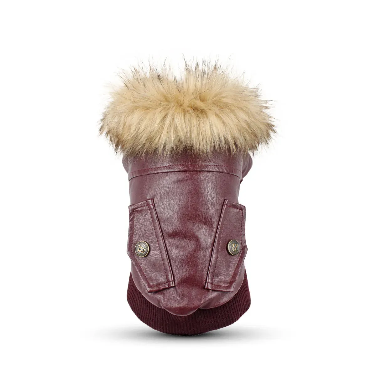 AiroPaws™ Leather Dog Coats Waterproof Dog Winter Coat Puppy Jackets for Small to Medium Dogs clothes for pets dog clothes winter