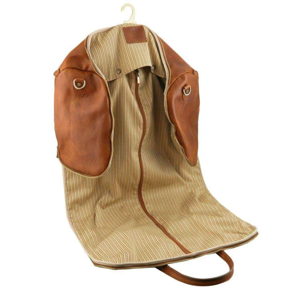 Antigua - Leather travel duffle/garment bag | TL142341 suiter bag