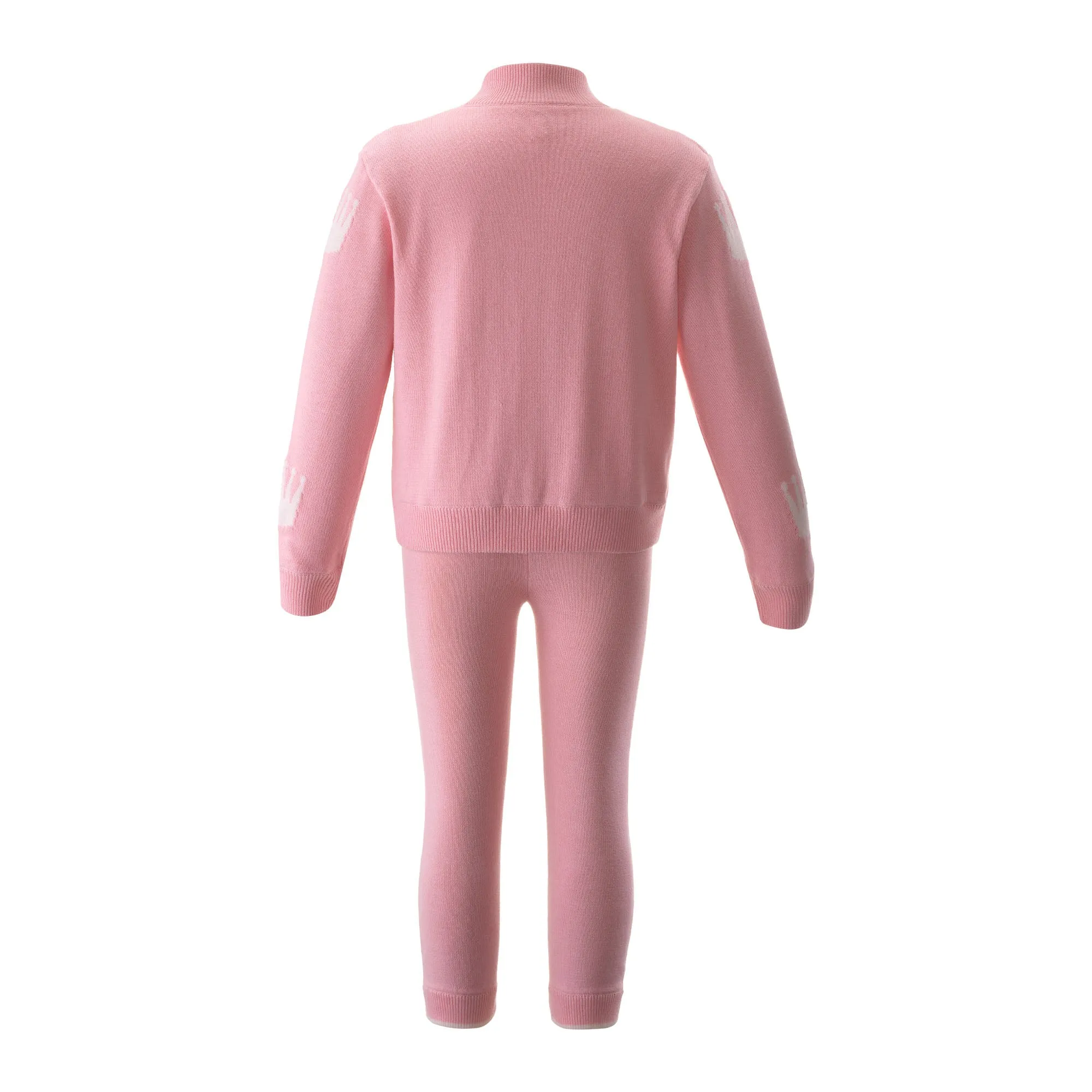Crown Intarsia Knit Set
