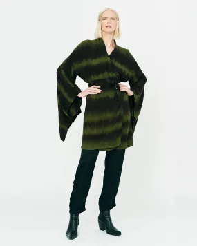 Kimono | Forest Black Stripe