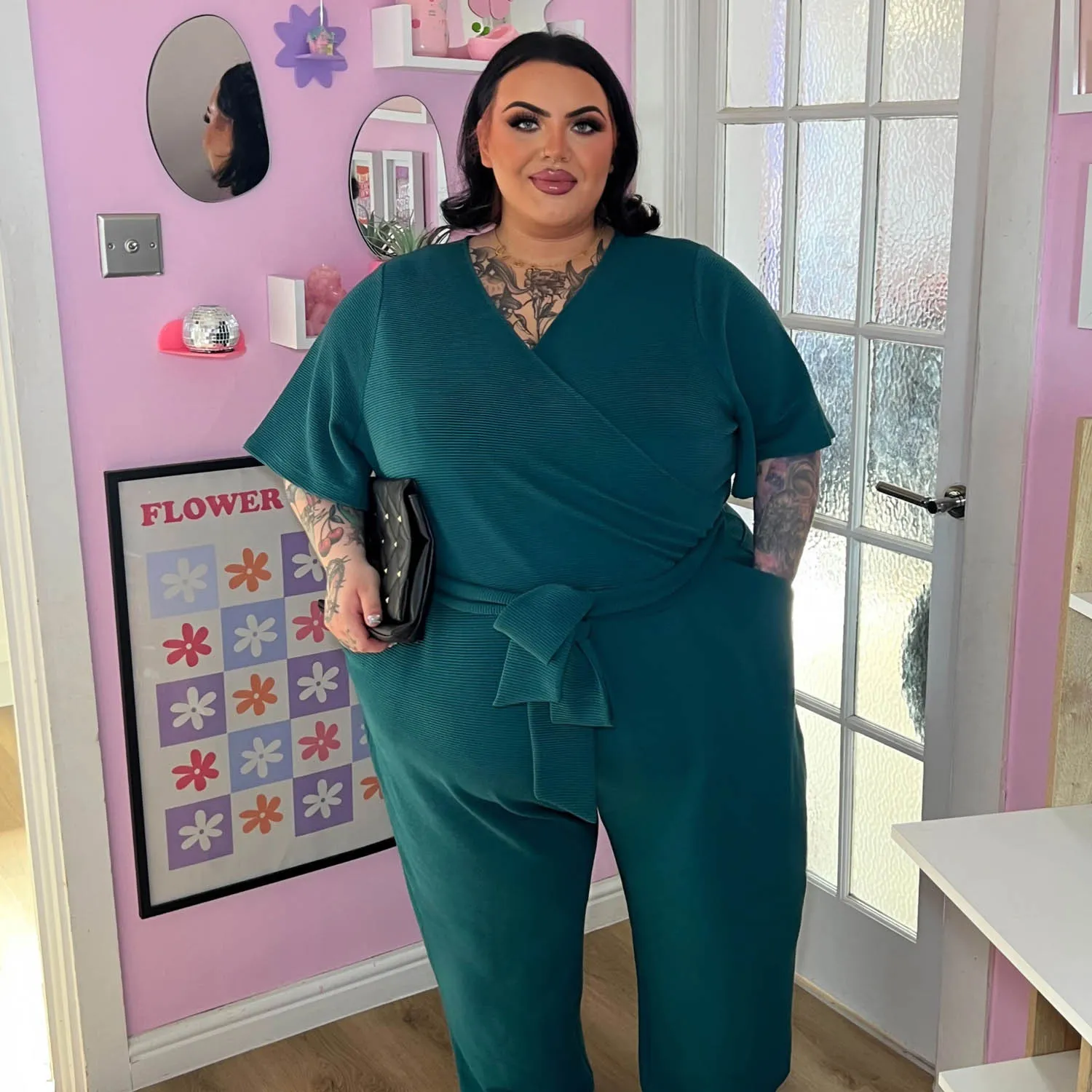 Ottoman Wrap Jumpsuit