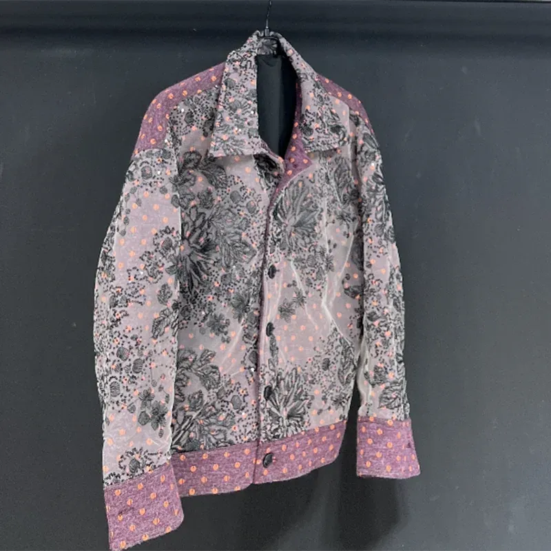 Pink Floral Polka Dot Jacket