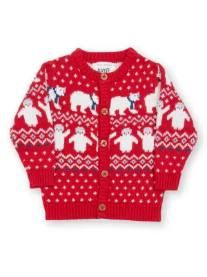 Polar pals cardi