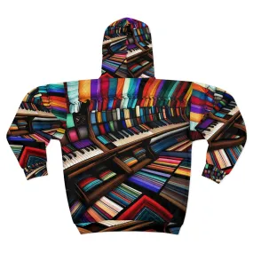 Psyche-keys Unisex Zip Hoodie (AOP)