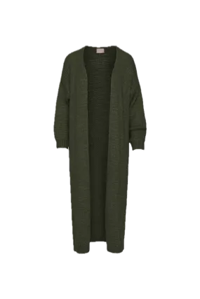 Saiph green long cardigan