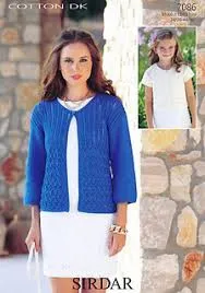 Sirdar Cotton DK Yarn Knitting & Crochet Pattern Leaflets