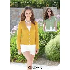 Sirdar Cotton DK Yarn Knitting & Crochet Pattern Leaflets