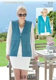 Sirdar Cotton DK Yarn Knitting & Crochet Pattern Leaflets