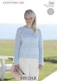 Sirdar Cotton DK Yarn Knitting & Crochet Pattern Leaflets