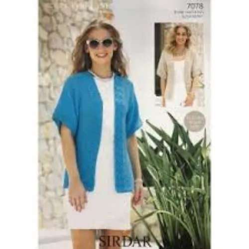 Sirdar Cotton DK Yarn Knitting & Crochet Pattern Leaflets