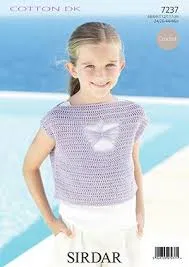 Sirdar Cotton DK Yarn Knitting & Crochet Pattern Leaflets
