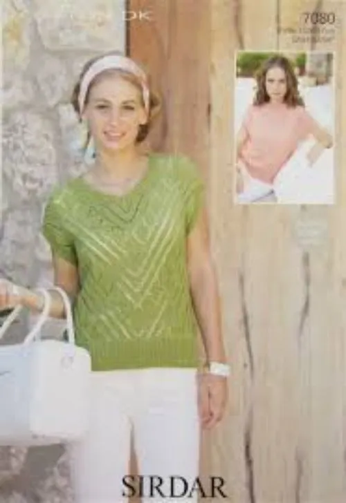 Sirdar Cotton DK Yarn Knitting & Crochet Pattern Leaflets