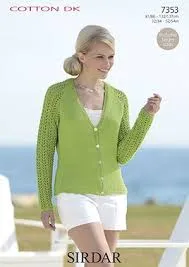 Sirdar Cotton DK Yarn Knitting & Crochet Pattern Leaflets