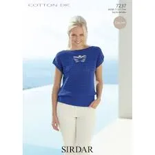 Sirdar Cotton DK Yarn Knitting & Crochet Pattern Leaflets