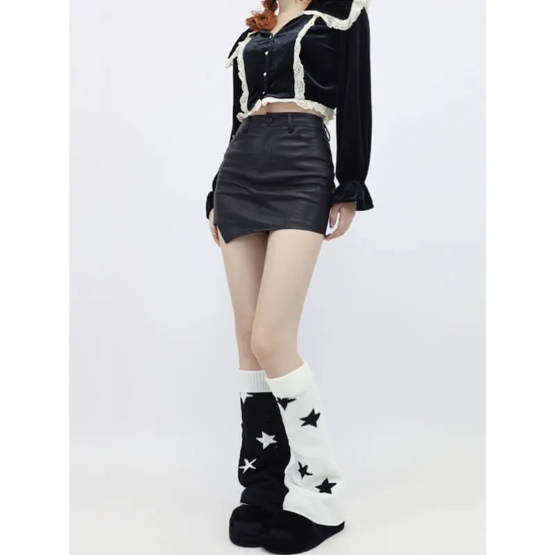 Vintage street stars leg warmers