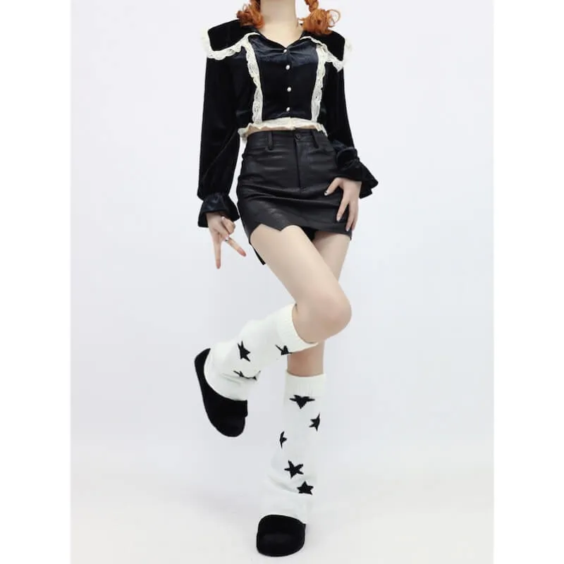 Vintage street stars leg warmers