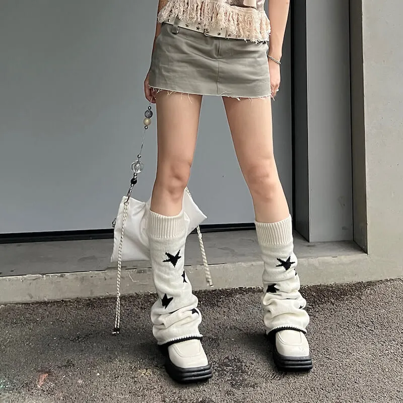 Vintage street stars leg warmers