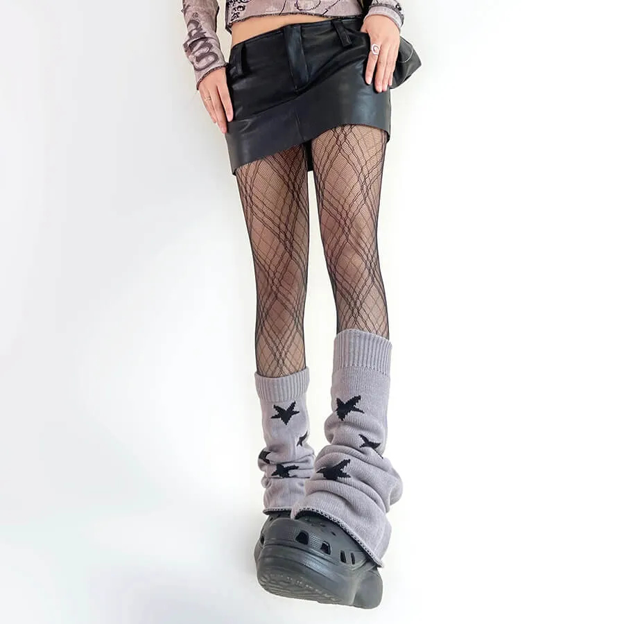Vintage street stars leg warmers