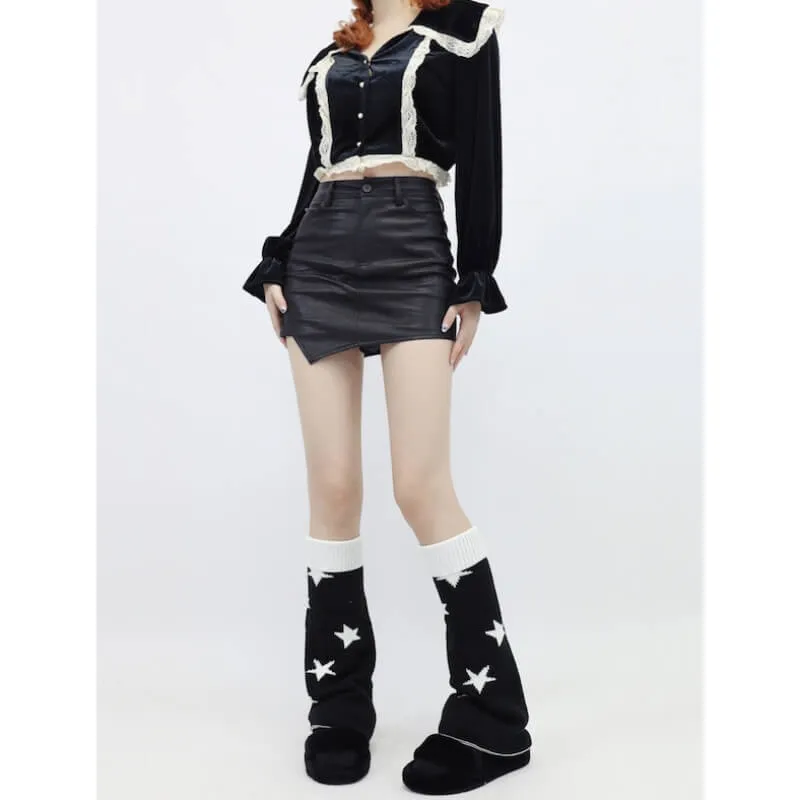Vintage street stars leg warmers