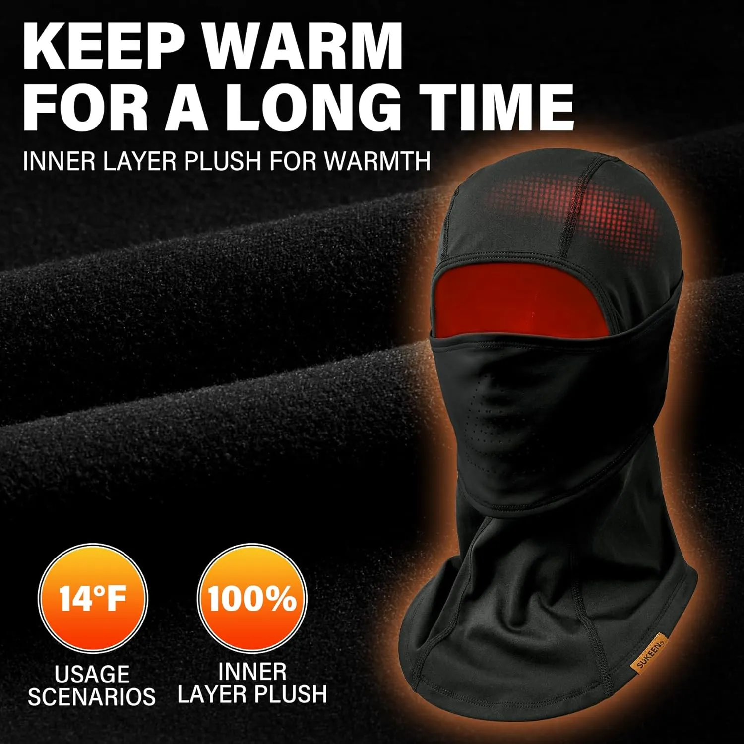 Winter Balaclava Face Mask Breathable Ski Mask for Men Women BA002