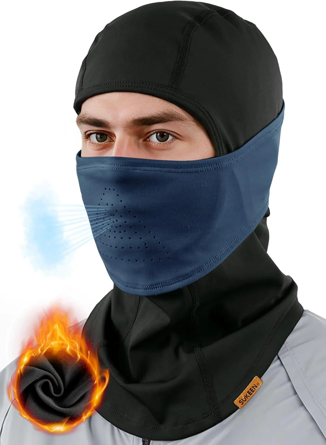 Winter Balaclava Face Mask Breathable Ski Mask for Men Women BA002