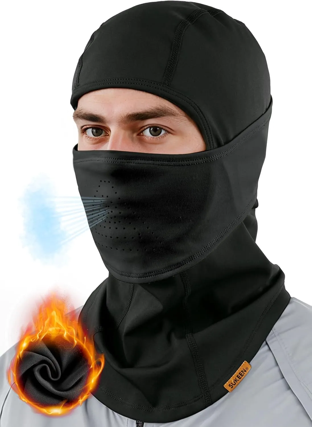 Winter Balaclava Face Mask Breathable Ski Mask for Men Women BA002