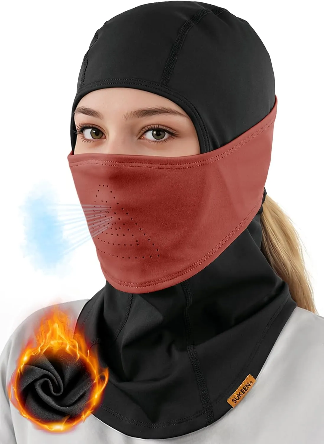 Winter Balaclava Face Mask Breathable Ski Mask for Men Women BA002