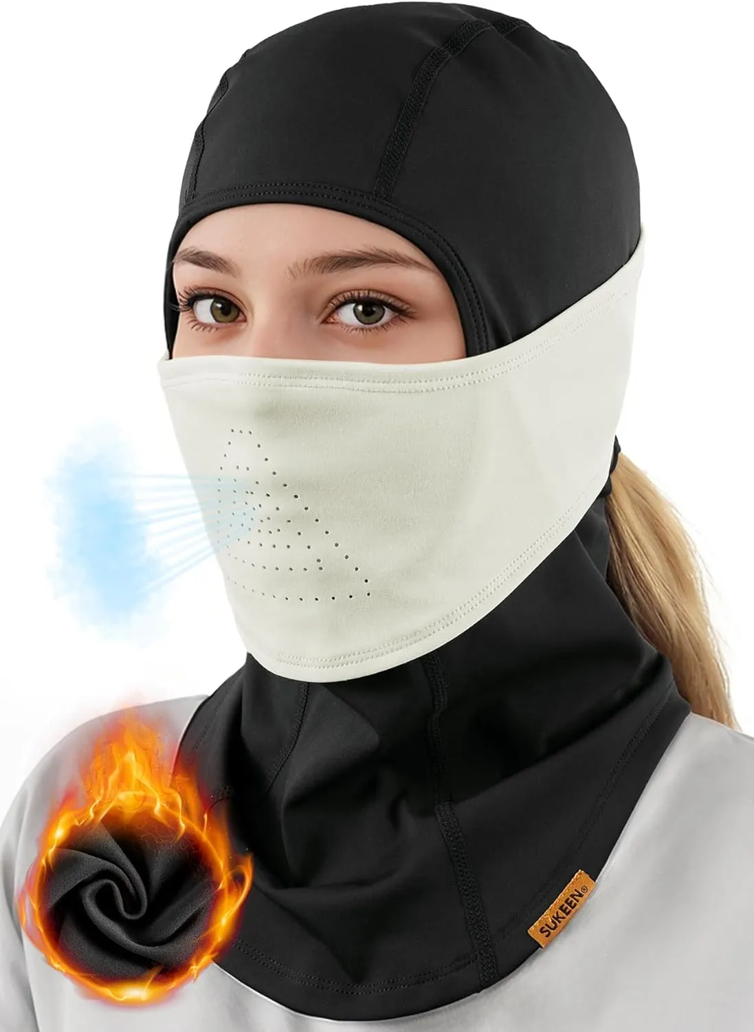 Winter Balaclava Face Mask Breathable Ski Mask for Men Women BA002