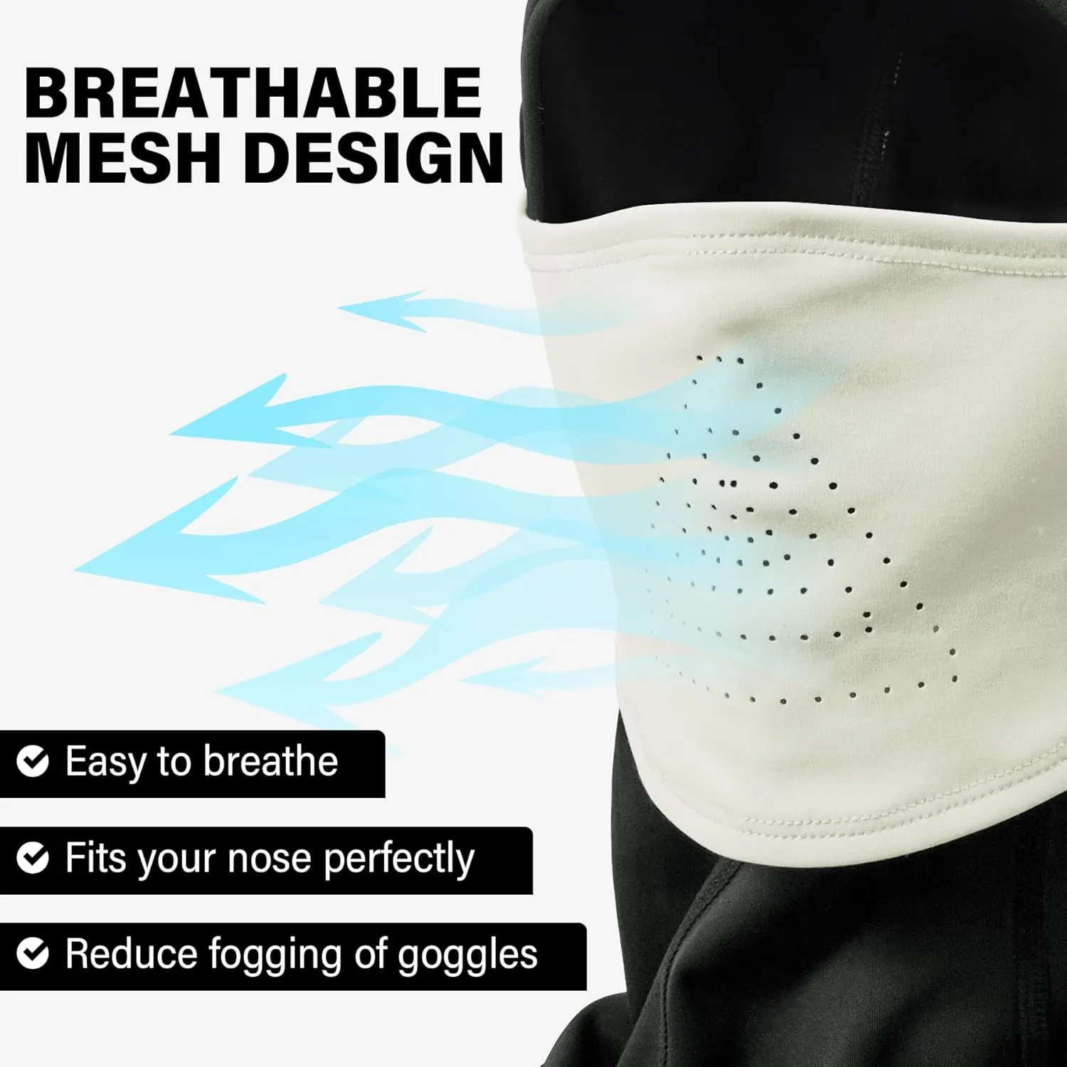 Winter Balaclava Face Mask Breathable Ski Mask for Men Women BA002