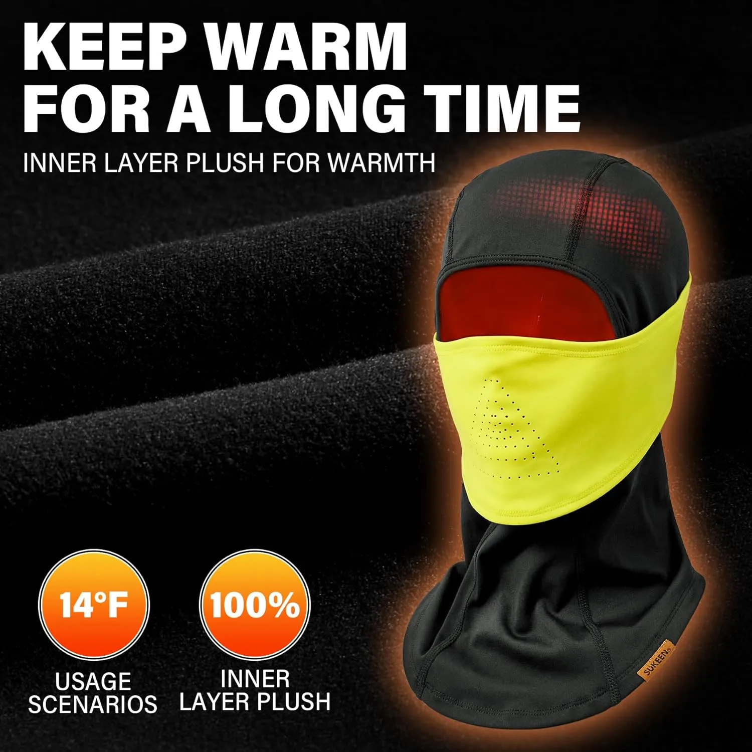 Winter Balaclava Face Mask Breathable Ski Mask for Men Women BA002