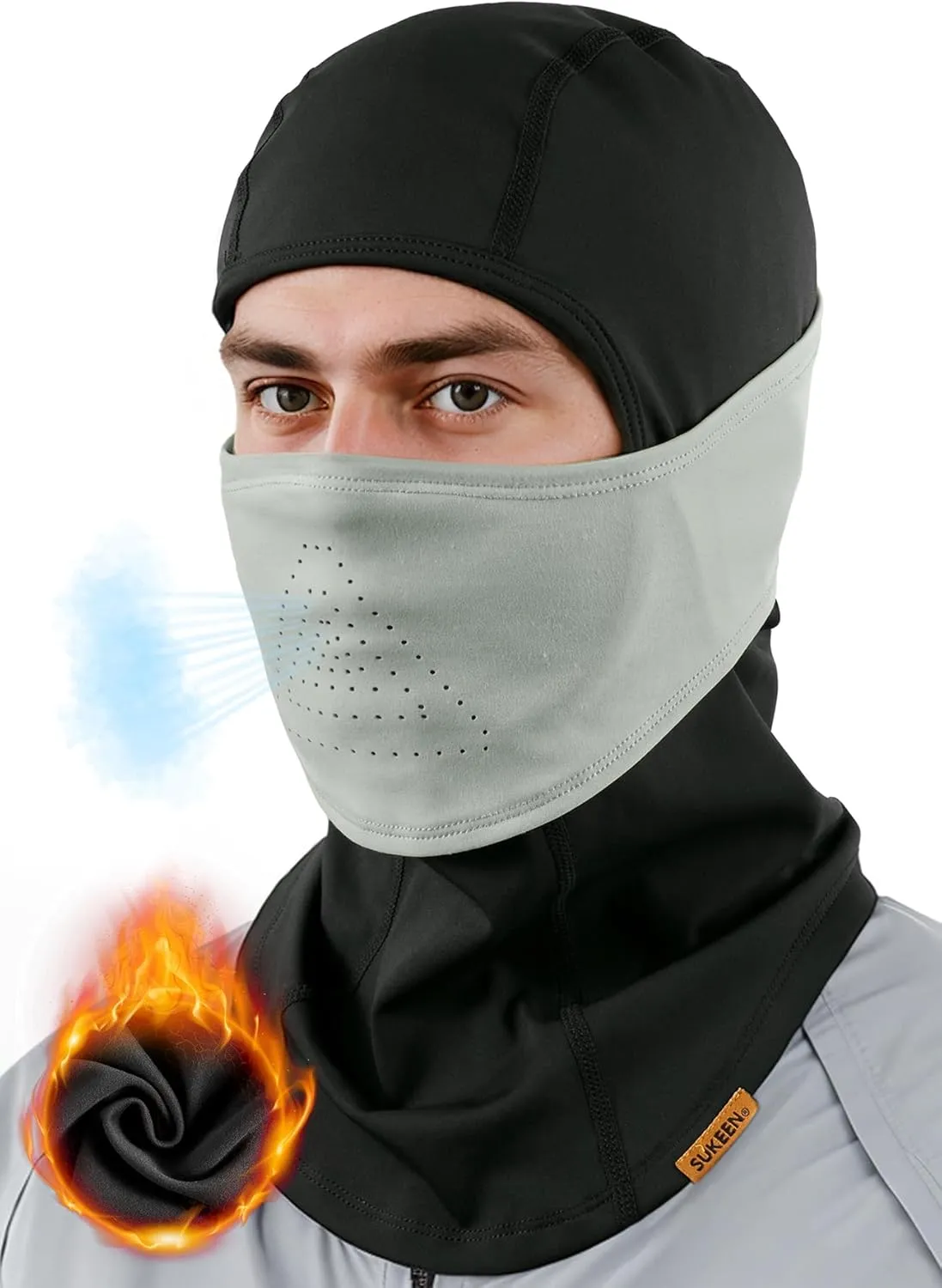 Winter Balaclava Face Mask Breathable Ski Mask for Men Women BA002